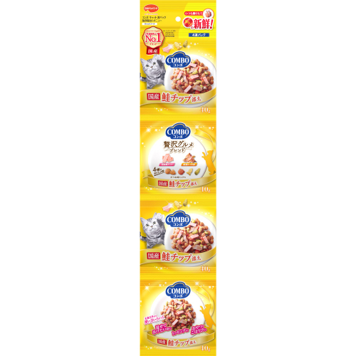 コンボ キャット 連パック 海の味わいメニュー 鮭チップ添え 160g ｘ30(ケース単位) キャットフード 2175668 - 静岡県袋井市