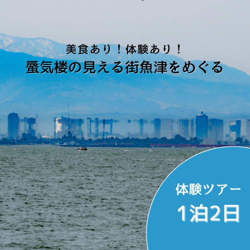 【タクシーでラクラク移動】富山県魚津市　体験ツアー2名様1組（1泊2日）　宿泊費込、夕食1回・朝食1回・昼食1回付 ※北海道・沖縄・離島への配送不可 2178116 - 富山県魚津市