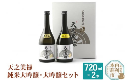 佐藤酒造店 日本酒 天之美禄 純米大吟醸・大吟醸セット 720ml×2本 217879 - 秋田県由利本荘市