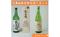 日本酒/かりん酒 信濃屋飲み比べセット 生貯蔵酒 高島城/特撰かりんの酒[720ml×2本]/信濃屋 舞姫 横笛 諏訪五蔵 日本酒 酒 お酒 かりん かりん酒 飲み比べ セット おすすめ日本酒 おすすめ酒 おすすめお酒 信州 長野県 諏訪市 諏訪 [10-32]