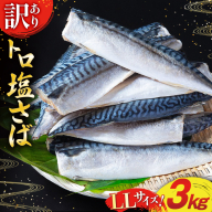 訳ありトロ 塩さば LLサイズ フィレ 3kg ★フィレ1枚250g超え！[足利本店 宮城県 気仙沼市 20565620] 魚介類 魚 海鮮 鮮魚 サバ さば 鯖 サバフィレ サバフィーレ 鯖フィレ トロサバ 訳アリ わけあり 切り身 冷凍