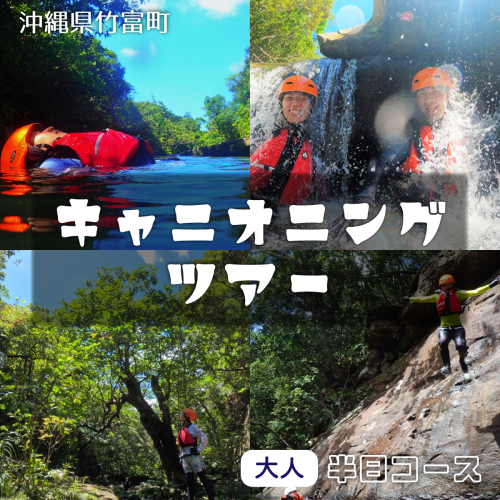 【夏季限定】西表島 森林浴キャニオニングツアー【体験可能期間:5月1日～10月31日】大人1名分 2182545 - 沖縄県竹富町
