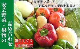 【ふるさと納税】リニューアル！！1-(3)．安芸野菜・果物の詰め合わせ