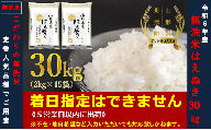 【令和6年産】はえぬき30㎏（2㎏×15袋）  無洗米