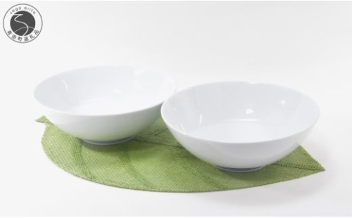 【アウトレット】有田焼 白磁 AritaBOWL 2個セット【 幸楽窯 / YUIKA Lab 】アウトレット 訳あり 食器 器 うつわ 麺鉢 和食器 丼 ボウル どんぶり A14-163 2186057 - 佐賀県有田町