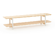 kinari TV bord(キナリ TVボード) White【幅150cm×奥行31cm】 M-mq-A04A