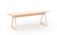 kinari Bench(キナリ ベンチ)White【幅120cm×奥行32cm】 M-mp-A64A