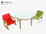 【秋田木工】キッズチェア「ゆざわっこ」【かわいい・カラフル・丈夫】[O7401]