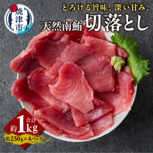 a14-110　天然 南まぐろ 切落し 1kg 2189265 - 静岡県焼津市