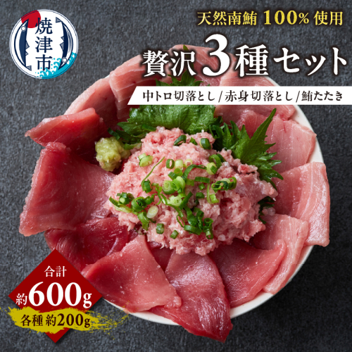 a13-108　天然 南まぐろ 3種 セット 2189268 - 静岡県焼津市