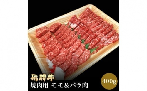 「肉の芸術品」飛騨牛焼肉用 400g 焼肉 バーベキュー BBQ 14-027