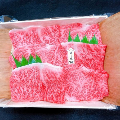 【伊賀忍者ビーフ】肉の横綱　伊賀牛　ロース　すき焼き　霜降り肉　三重県　名張市　自慢の牛肉　440g　[0522]3-い 2195011 - 三重県名張市
