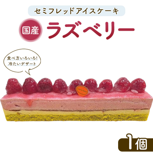 セミフレッドアイスケーキ　国産ラズベリー 2197232 - 神奈川県相模原市