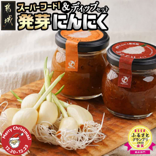 【☆クリスマス☆】スーパーフード!つまみにんにく&ディップセット≪12月20日～23日お届け≫_AA-C902-OJX 2197440 - 宮崎県都城市