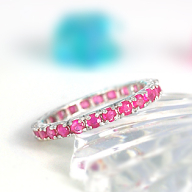 ルビー フルエタニティ リング K10WG/K10YG/K10PG (12518) 指輪 リング フルエタニティ ホワイトゴールド イエローゴールド ピンクゴールド ルビー 1.20ct カラット ジュエリー アクセサリー 山梨県 甲斐市 BR-81