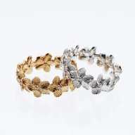 ダイヤモンド プルメリア リング K10WG/K10YG/K10PG (11883) 指輪 リング ダイヤモンド ホワイトゴールド イエローゴールド ピンクゴールド ダイヤモンド ジュエリー アクセサリー 山梨県 甲斐市 BR-90