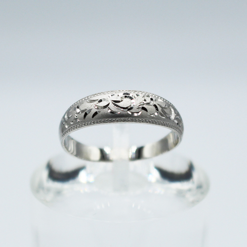 純プラチナ 唐草リング Pt999 (17184) 指輪 リング 唐草リング プラチナ 純プラチナ Pt999 ジュエリー アクセサリー 山梨県 甲斐市 BR-92 2200493 - 山梨県甲斐市