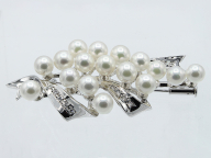 アコヤ真珠 パール ブローチ 5.5mm 17個付 SV925 (25106) 真珠 パール ジュエリー アクセサリー アコヤ真珠 ブローチ シルバー ダイヤモンド 山梨県 甲斐市 BR-95