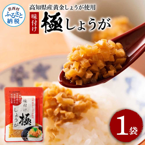 味付け極しょうが110g×1袋 - しょうが ショウガ 生姜 生ふりかけ 坂田信夫商店 黄金しょうが 高知 国産 料理 おかず 調味料 ご飯のお供 混ぜご飯 刻み生姜 話題 2201201 - 高知県芸西村