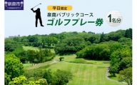 泉南パブリックコース平日限定ゴルフプレー券（1名分）【032D-001】