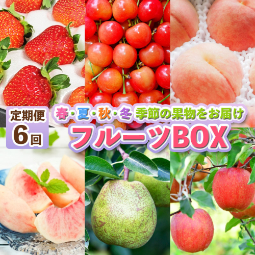 【定期便6回】フルーツBOX -定期便 6回- FY25-287 2202427 - 山形県山形市
