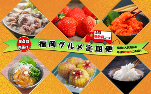 【6回届く！（奇数月）】福岡グルメ定期便★福岡の人気商品を奇数月に6回お届け！[G7035] 2203069 - 福岡県福津市