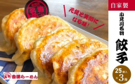 【自家製】小見川名物餃子　25個入×3箱/ 餃子 ぎょうざ 水餃子 水ぎょうざ 鍋 肉 お肉 おつまみ おかず おすすめ 惣菜 お惣菜 食品 加工食品 加工品 /KTRBB003