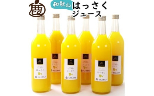 無添加はっさくジュース 約720ml×6本［IKE265］ 2210759 - 和歌山県上富田町