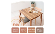 継ぎ脚ダイニングこたつ Cilla(シーラ) 90×70幅 ホワイト