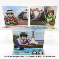 40-143 『オホーツクに消ゆ』×紋別市の夢のコラボ！ご当地アクリルジオラマ３点セット
