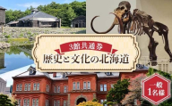 歴史と文化の北海道3館共通券 一般1名様分 人気 おすすめ 利用券 チケット F6S-519