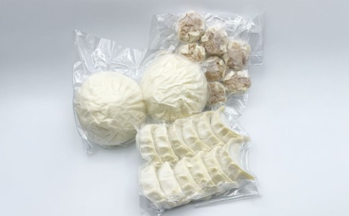 ＜冷凍＞3種点心 バラエティーパック （特大肉まん2個、大きな焼売10個、餃子12個） 計24個 点心 セット 肉まん 焼売 餃子 中華 点心詰合せ 惣菜 国産 大和市 神奈川県 2214438 - 神奈川県大和市