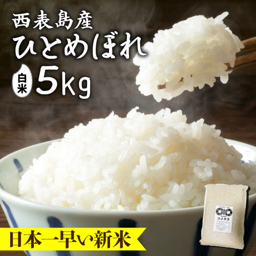 新米ひとめぼれ(白米)5kg 2214870 - 沖縄県竹富町