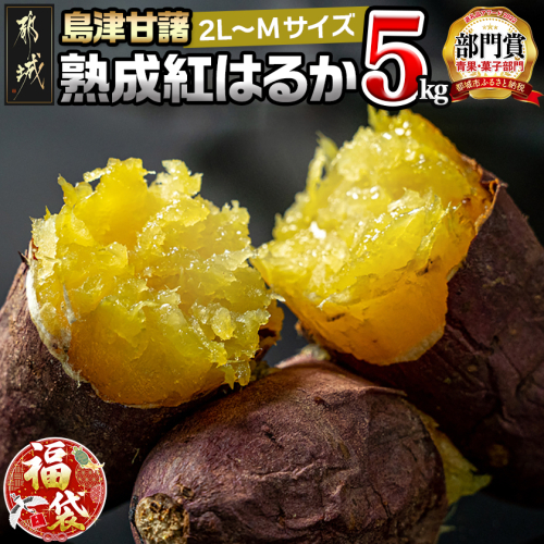 【福袋★2026】島津甘藷 熟成紅はるか 5kg(2L～M)_LD-A701-F2026 2215577 - 宮崎県都城市