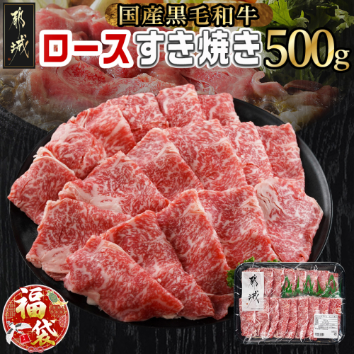 【福袋★2026】【黒毛和牛】ロースすき焼き用500g_AO-I901-F2026 2216309 - 宮崎県都城市
