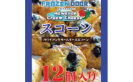 ＜12個入り＞ブルーベリーの酸味と甘みが引き立つハワイアンスコーン(ブルーベリー)《冷凍》【1630838】