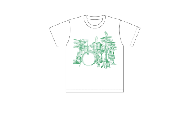 【緑/Mサイズ】JAZZinFUCHUと府中市の協働が奏でるハーモニーTシャツ