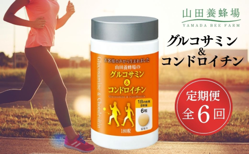 ＜定期便全6回＞グルコサミン＆コンドロイチン（28313）【006-a106】 2221562 - 岡山県鏡野町