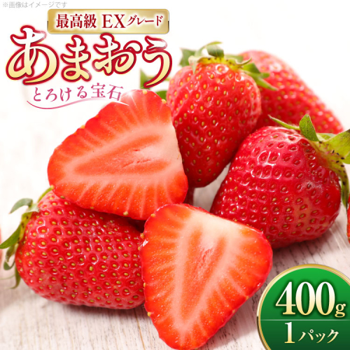いちご あまおう プレミアムEX 400g 1パック 化粧箱入り[THE FARM_strawberry 福岡県 宇美町 um40azo780014] あまおう 苺 イチゴ 甘い 2221982 - 福岡県宇美町