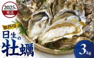 ＜先行受付スタート＞【2025年11月下旬発送】日生 牡蠣 3kg （発泡スチロールにてお届け！）【生鮮 牡蠣 3kg 日生産 ひなせ カキ かき 海のミルク 加熱用】