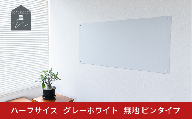 Re:Sketch ハーフサイズ  グレーホワイト 無地 ピンタイプ 黒板 お絵描き用ボード 伝言板 磁石 マグネット 簡単 DIY ガルバリウム リスケッチ 【037S049】