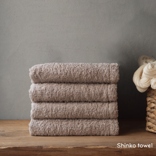 【TVで紹介！】おぅ！え～やん フェイスタオル（ブラウン）4枚【泉州タオル 国産 吸水 普段使い 無地 シンプル 日用品 家族 ファミリー】  G3489 2231164 - 大阪府泉佐野市