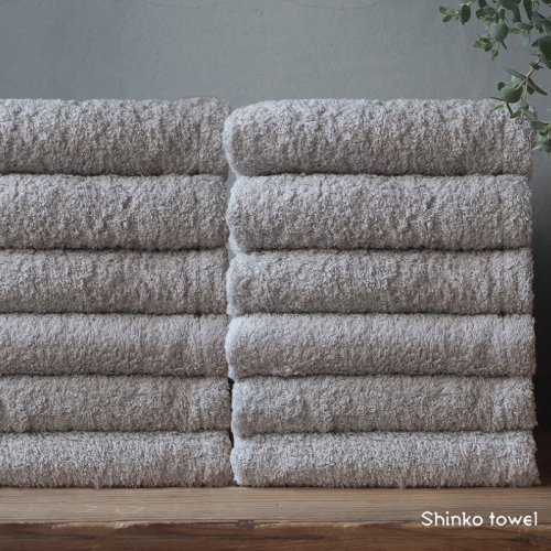 【TVで紹介！】おぅ！え～やん フェイスタオル（グレー）12枚【泉州タオル 国産 吸水 普段使い 無地 シンプル 日用品 家族 ファミリー】  G3493 2231168 - 大阪府泉佐野市