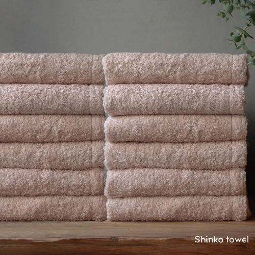 【TVで紹介！】おぅ！え～やん フェイスタオル（ローズ）12枚【泉州タオル 国産 吸水 普段使い 無地 シンプル 日用品 家族 ファミリー】  099H4291 2231170 - 大阪府泉佐野市