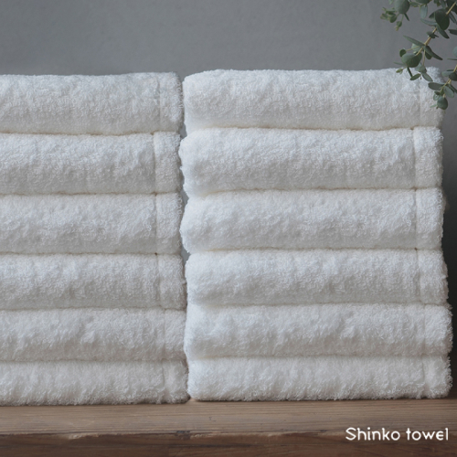 【TVで紹介！】おぅ！え～やん フェイスタオル（ホワイト）12枚【泉州タオル 国産 吸水 普段使い 無地 シンプル 日用品 家族 ファミリー】  G3497 2231172 - 大阪府泉佐野市