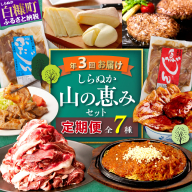 しらぬか山の恵みセット'24-'25【年3回定期便】