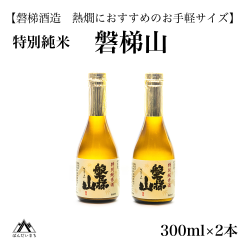 【燗酒におすすめ】 特別純米酒　磐梯山　300ml×2本 2231190 - 福島県磐梯町
