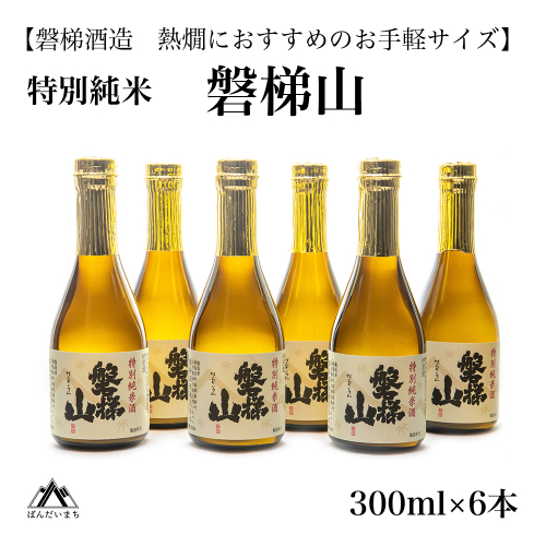 【燗酒におすすめ】 特別純米酒　磐梯山　300ml×6本 2231191 - 福島県磐梯町