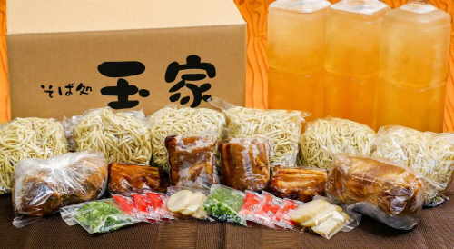 【そば処 玉家】人気商品食べ比べ4食セット 2231951 - 沖縄県南城市
