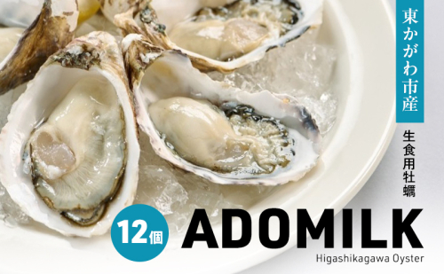 香川県東かがわ市産生食用牡蠣・ADOMILK 12個セット 2235997 - 香川県東かがわ市